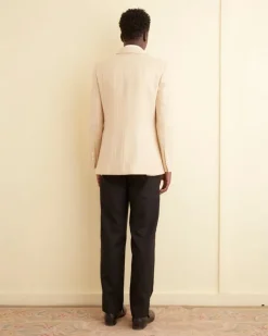Outerwear<BODE Dennis Stripe Suit Jacket White