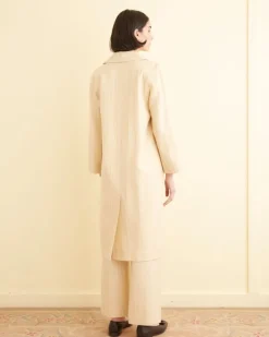 Outerwear<BODE Dennis Stripe Worcester Coat White