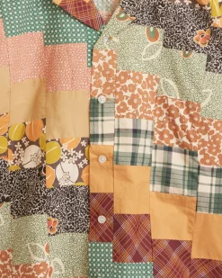 Shirts<BODE Diagonal Square Patchwork Shirt