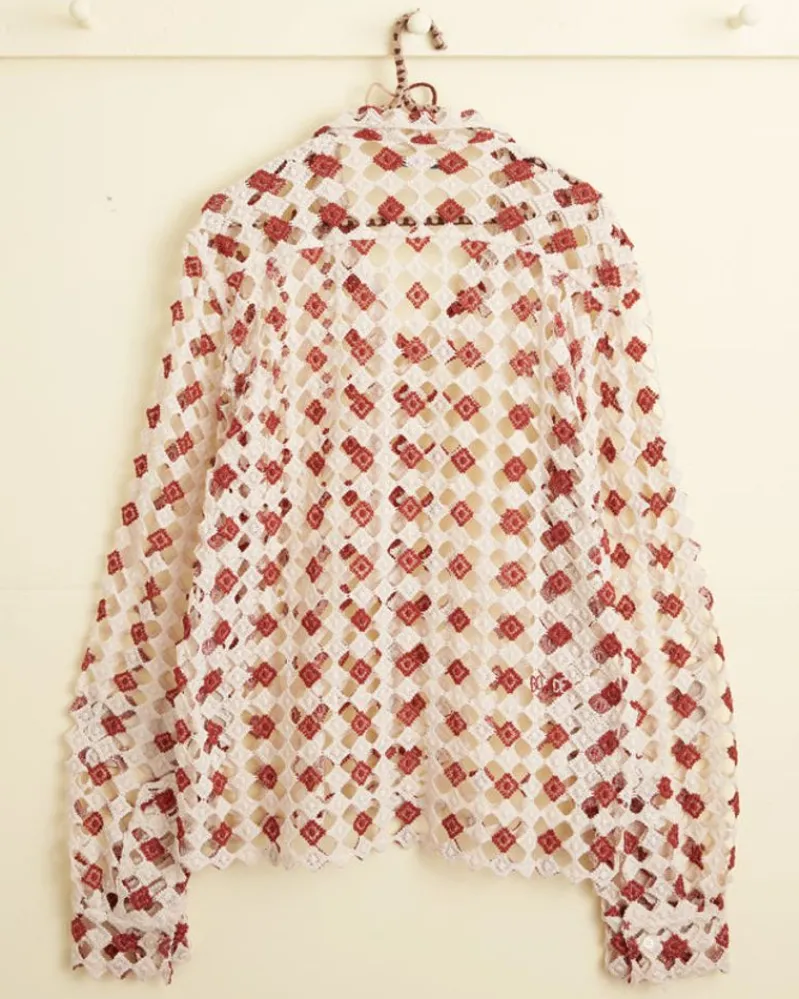 Shirts<BODE Diamond Lace Long Sleeve Shirt