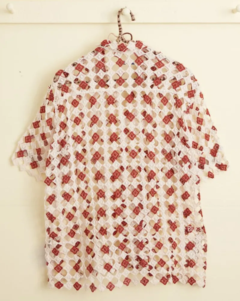 Shirts<BODE Diamond Lace Short Sleeve Shirt