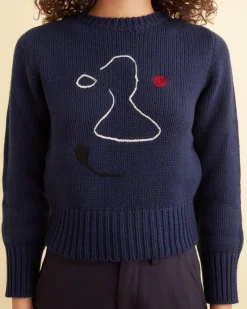 Knitwear<BODE Doodle Crewneck Navy