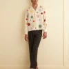 Shirts<BODE Dotted Applique Long Sleeve Shirt Cream/Multi
