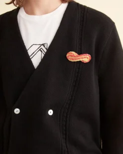 Knitwear<BODE Double-Breasted Cardigan Black