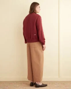 Knitwear<BODE Double-Breasted Cardigan Maroon