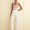 Tops<BODE Duet Lace Tank White