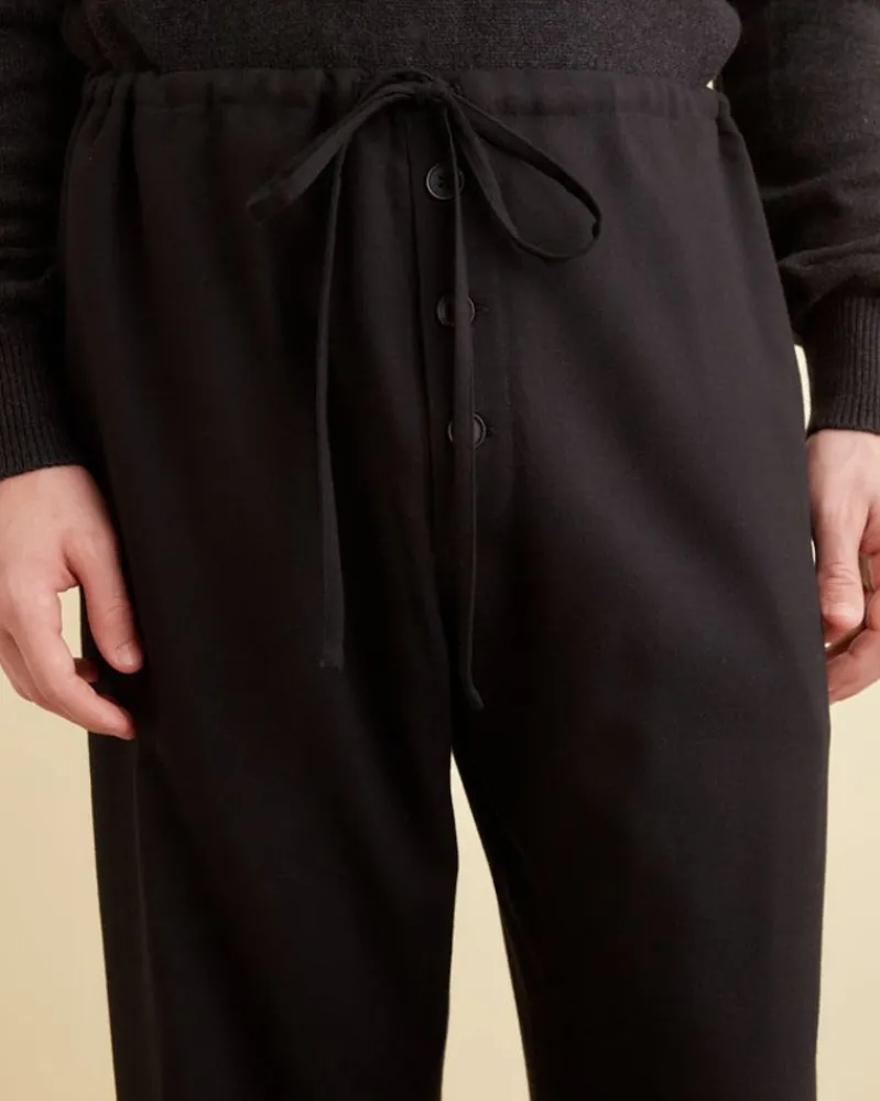 Trousers & Pants<BODE Dumas Pajama Pants Black