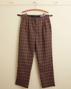 Suiting<BODE Dunham Plaid Trousers Brown/Multi