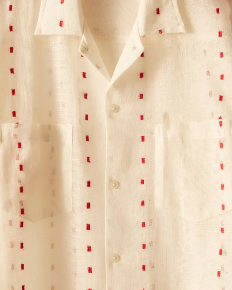 Shirts<BODE Duo Dot Mesh Short Sleeve Shirt