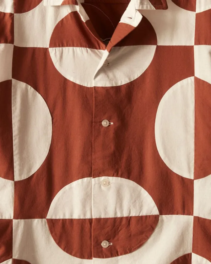Shirts<BODE Duo Oval Patchwork Long Sleeve Shirt
