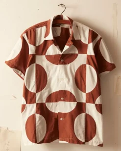 Shirts<BODE Duo Oval Patchwork Short Sleeve Shirt