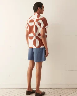 Shirts<BODE Duo Oval Patchwork Short Sleeve Shirt
