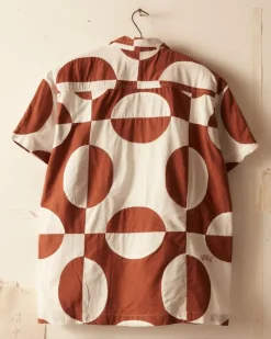 Shirts<BODE Duo Oval Patchwork Short Sleeve Shirt