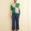 Knitwear<BODE Duotone Crochet Overshirt - Green