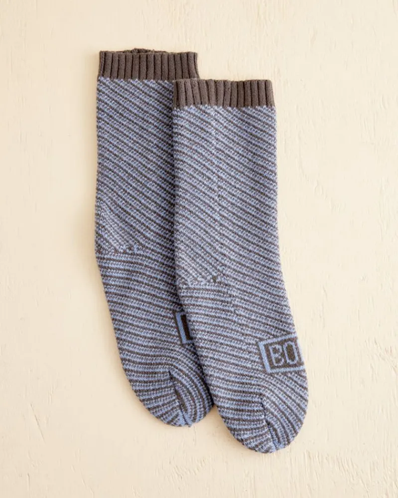 Accessories<BODE Duotone Jacquard Socks - Blue Grey