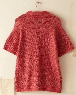 Knitwear<BODE Duotone Lace Shirt - Red