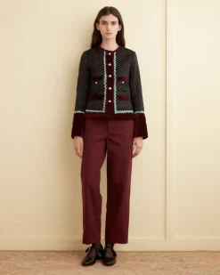 Outerwear<BODE Dusk Brocade Rice Jacket Charcoal
