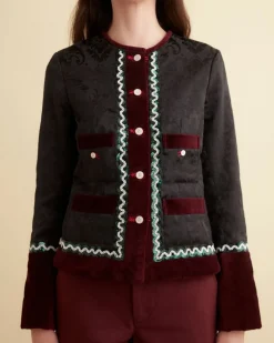 Outerwear<BODE Dusk Brocade Rice Jacket Charcoal