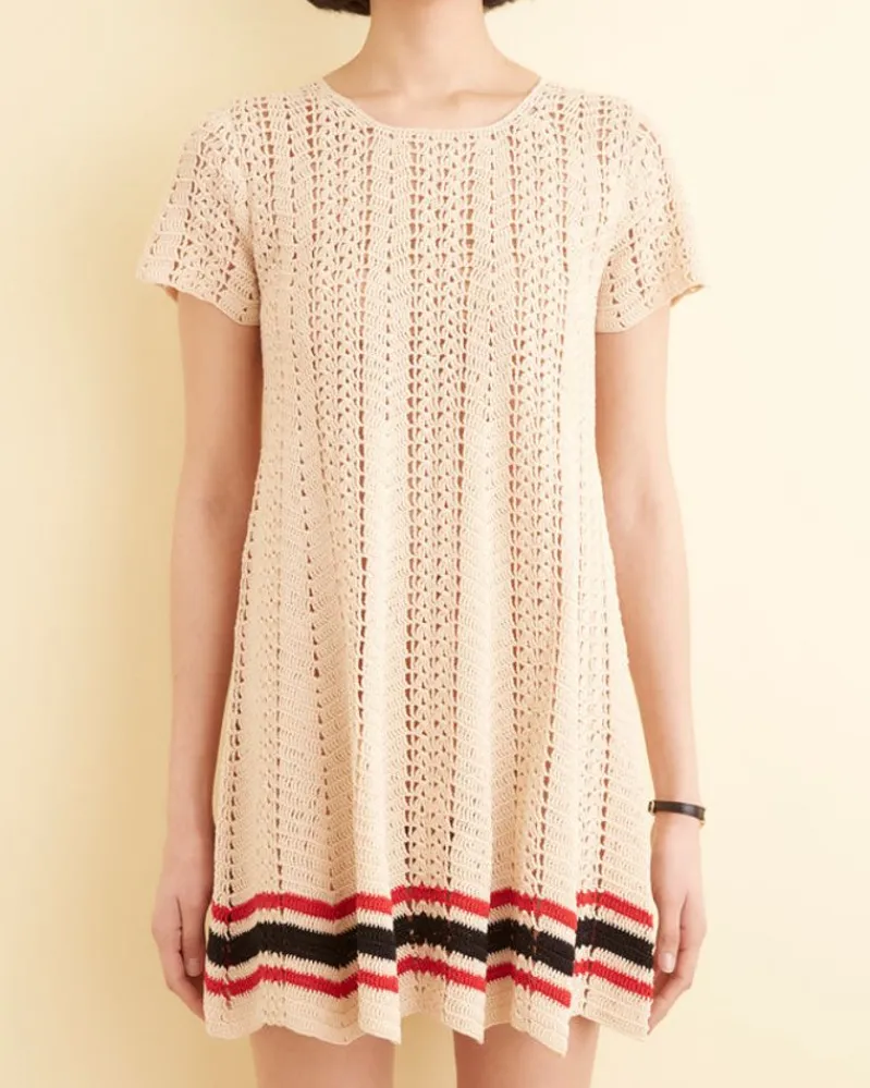 Knitwear<BODE Duxbury Crochet Dress Cream