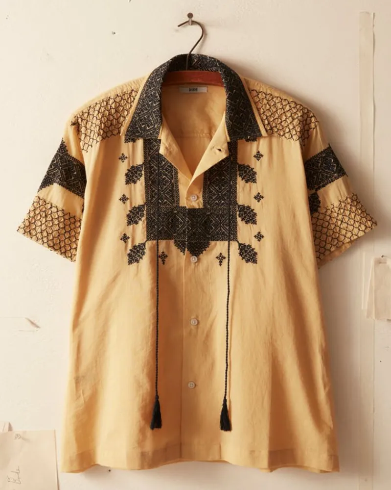 Shirts<BODE Eastern Mosaic Short Sleeve Shirt