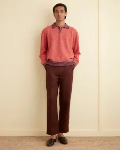 Knitwear<BODE Eldridge Trim Pullover Red