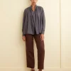 Tops<BODE Elise Shirt Blue