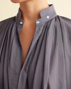 Tops<BODE Elise Shirt Blue