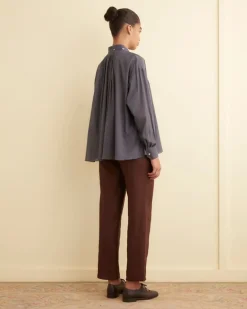 Tops<BODE Elise Shirt Blue