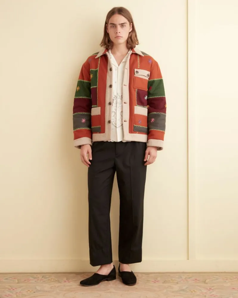 Outerwear<BODE Embroidered Autumn Quilt Jacket