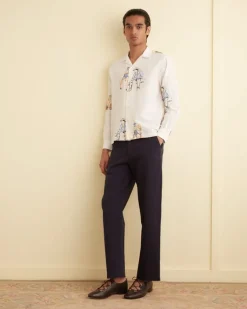 Shirts<BODE Embroidered Buckaroo Long Sleeve Shirt