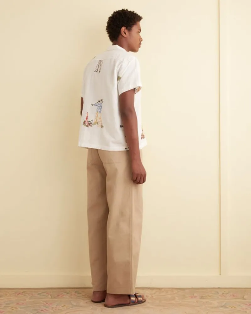 Shirts<BODE Embroidered Buckaroo Short Sleeve Shirt