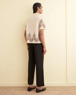 Shirts<BODE Embroidered Carnival Short Sleeve Shirt