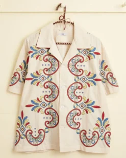 Shirts<BODE Embroidered Carnival Short Sleeve Shirt