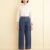 Trousers & Pants<BODE Embroidered Denim Murray Trousers Indigo