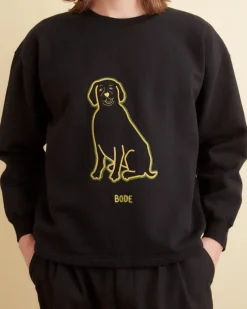 Cut & Sew<BODE Embroidered Dog Crewneck