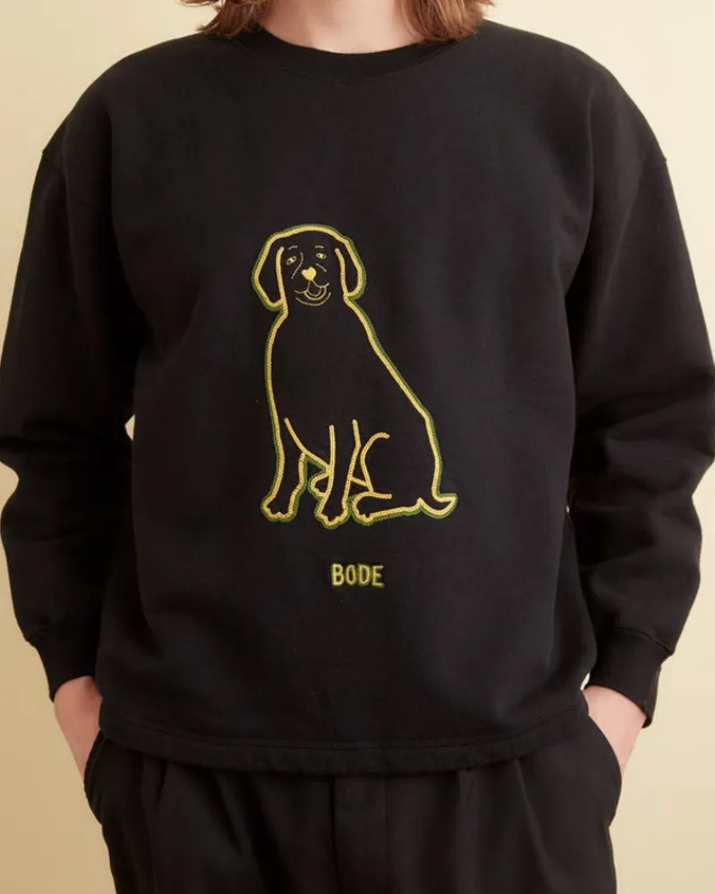 Cut & Sew<BODE Embroidered Dog Crewneck
