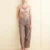Tops<BODE Embroidered Flower Study Top Cream Multi