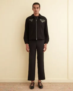 Outerwear<BODE Embroidered Lighthouse Jacket Black/Multi