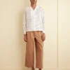 Shirts<BODE Familial Hall Long Sleeve Shirt White