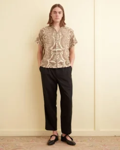 Shirts<BODE Filet Filigree Short Sleeve Shirt