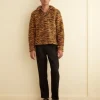 Knitwear<BODE Fleece Tie-Up Pullover Orange