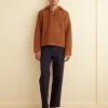 Knitwear<BODE Fleece Tie-Up Pullover Caramel