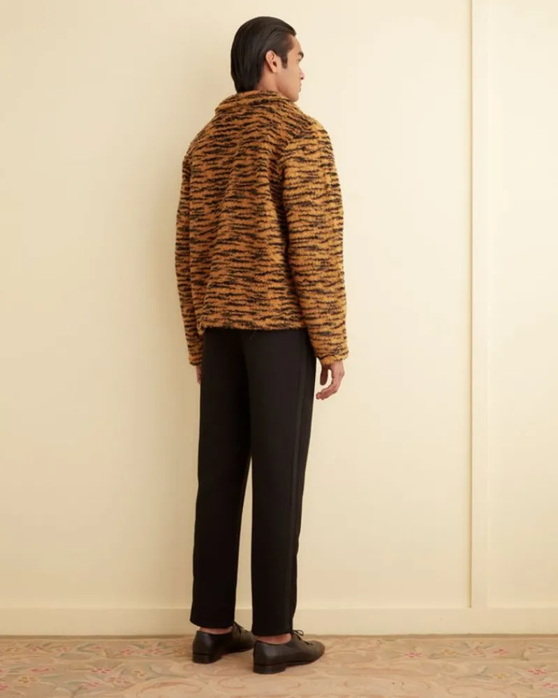 Knitwear<BODE Fleece Tie-Up Pullover Orange