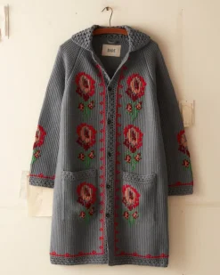 Knitwear<BODE Fleur Cross Stitch Cardigan