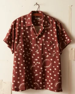Shirts<BODE Fleur D'Air Short Sleeve Shirt Brown