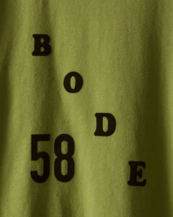 Cut & Sew<BODE Flocked Tee - Green