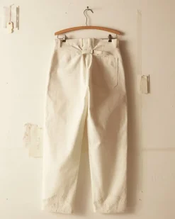 Trousers & Pants<BODE Floral Cording Trousers - White