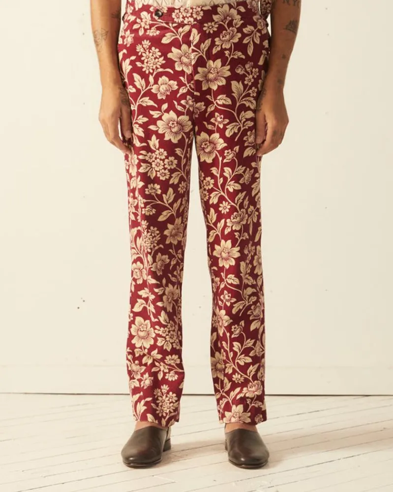 Trousers & Pants<BODE Floral Corduroy Trousers