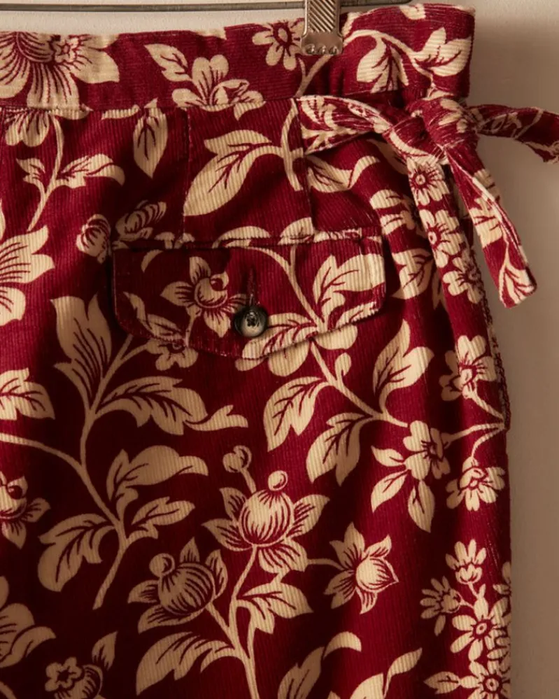 Trousers & Pants<BODE Floral Corduroy Trousers