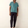 Shirts<BODE Floral Flocked Short Sleeve Shirt